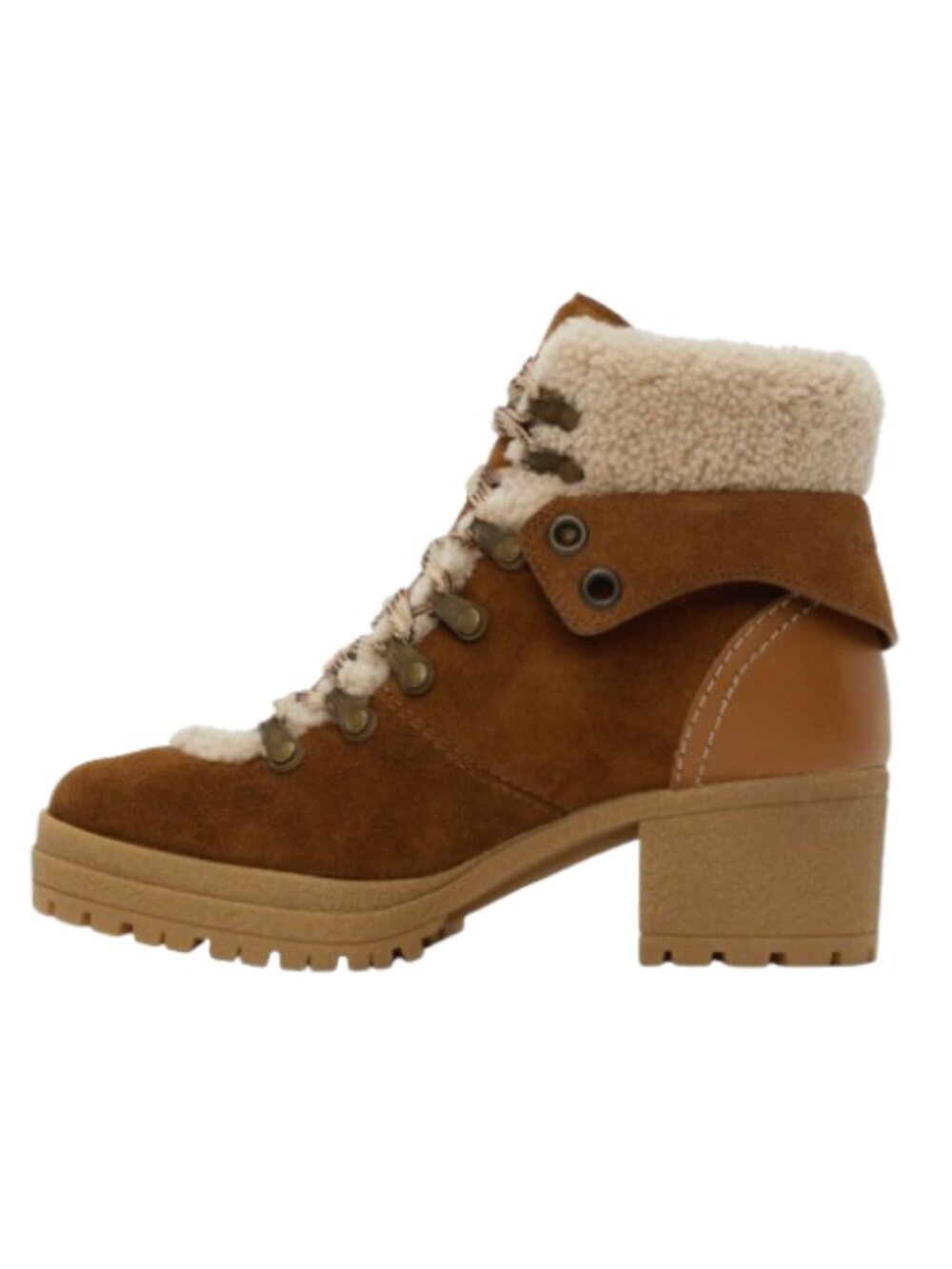 See by Chloé Tan Eileen Heeled Boots – Tobacco